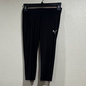 Puma Girls Black Athletic Leggings